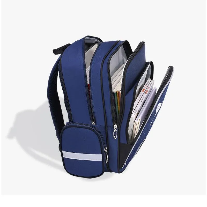 42cm Space Astronaut Children's School Backpacks MD-35 PINK AND NAVY BLUE