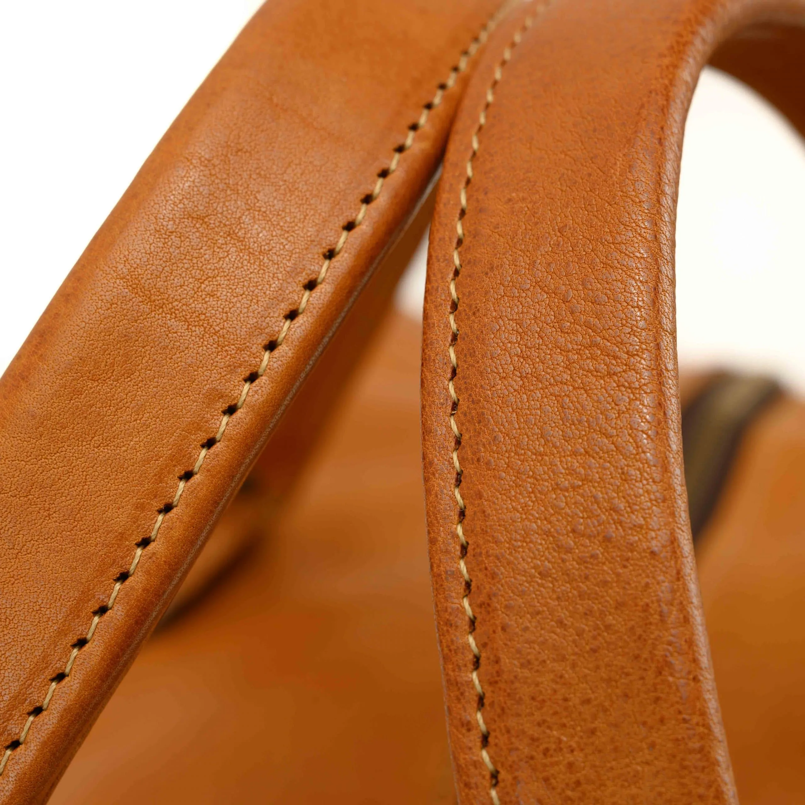 Benedict Leather Weekend Bag in Modern Saddle by Moore & Giles