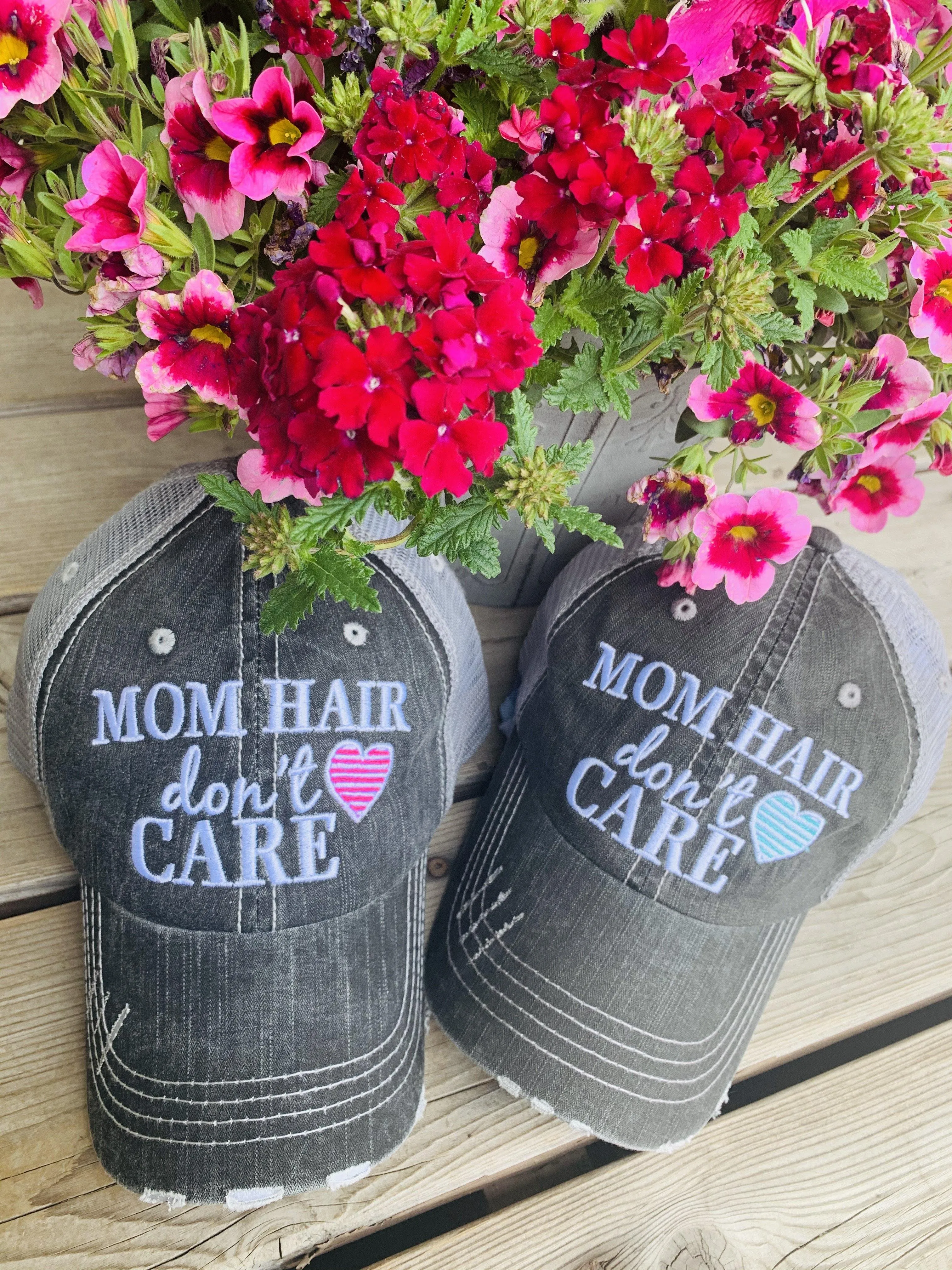 Boat hats Boat hair dont care FREE ship are Embroidered distressed gray trucker hats Anchors Pink Teal Boating