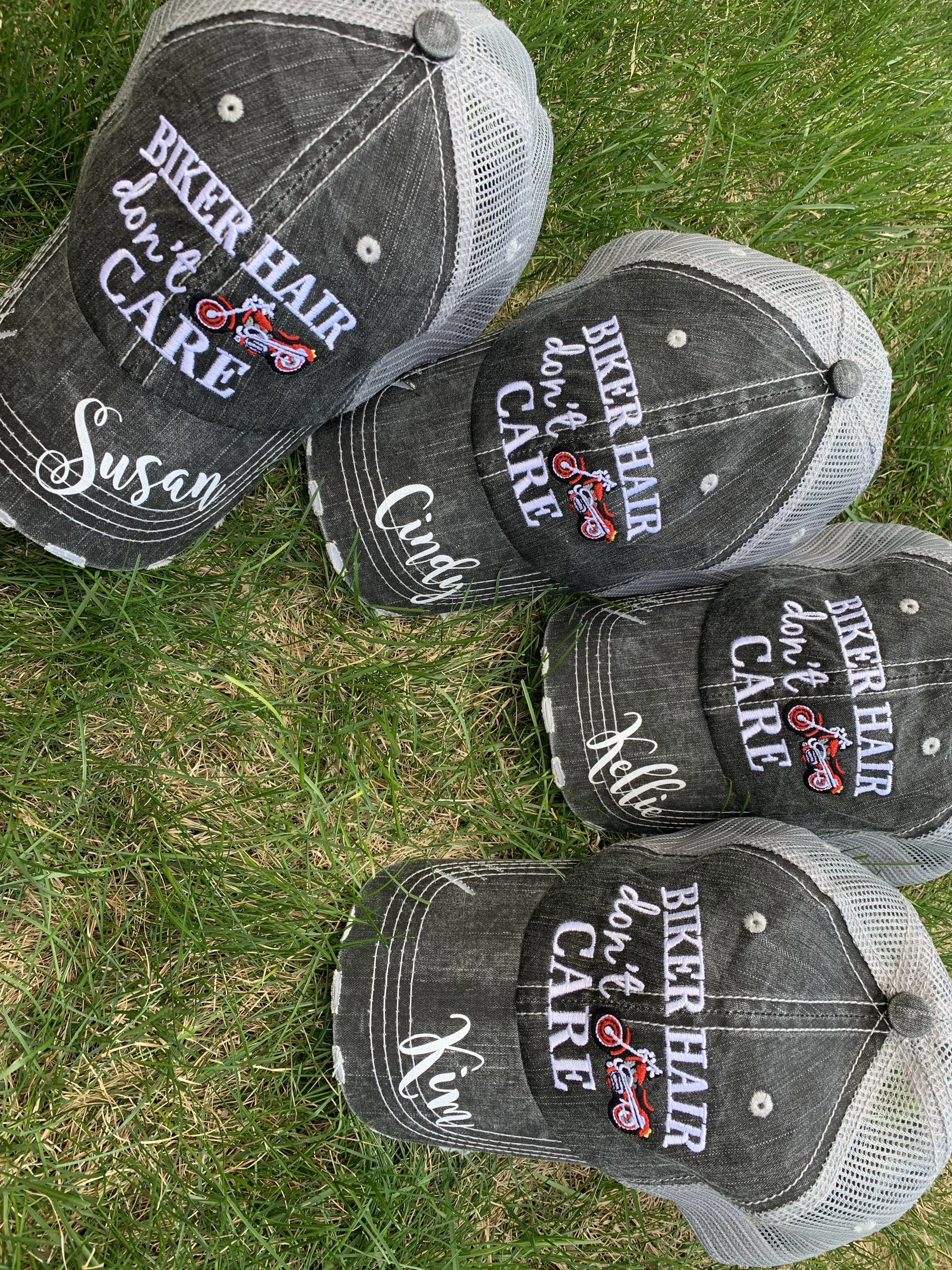 Boat hats Boat hair dont care FREE ship are Embroidered distressed gray trucker hats Anchors Pink Teal Boating