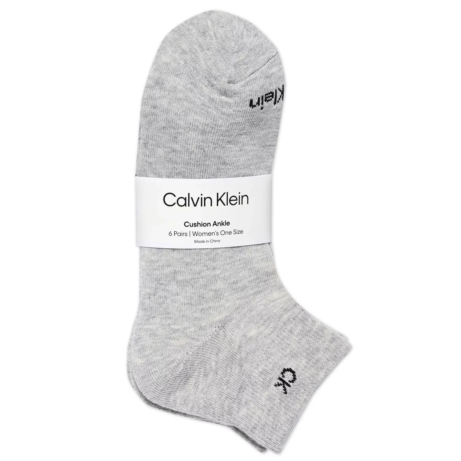 Calvin Klein Women's Socks, 6 Pairs Calvin Klein Quarter Length Socks