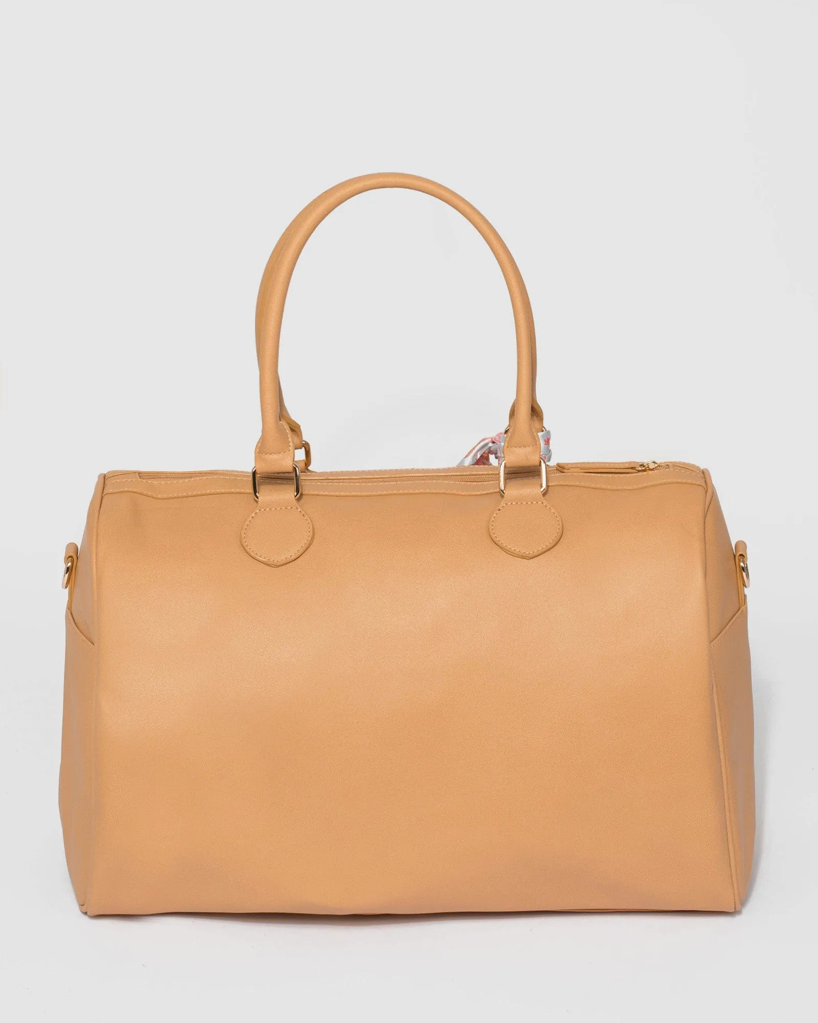 Caramel Tali Zip Weekender