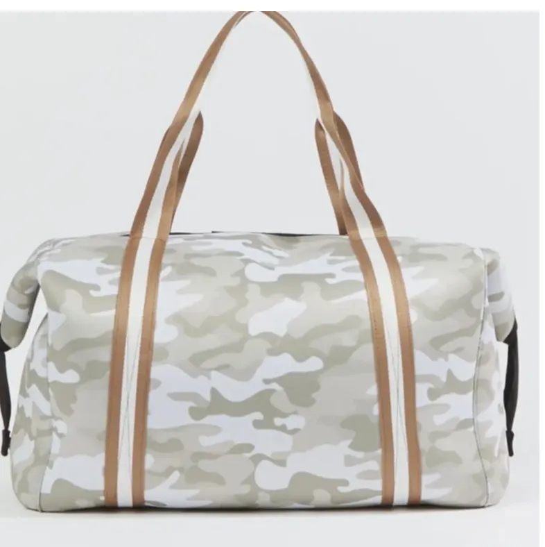 Champagne/Camo Weekender Bag