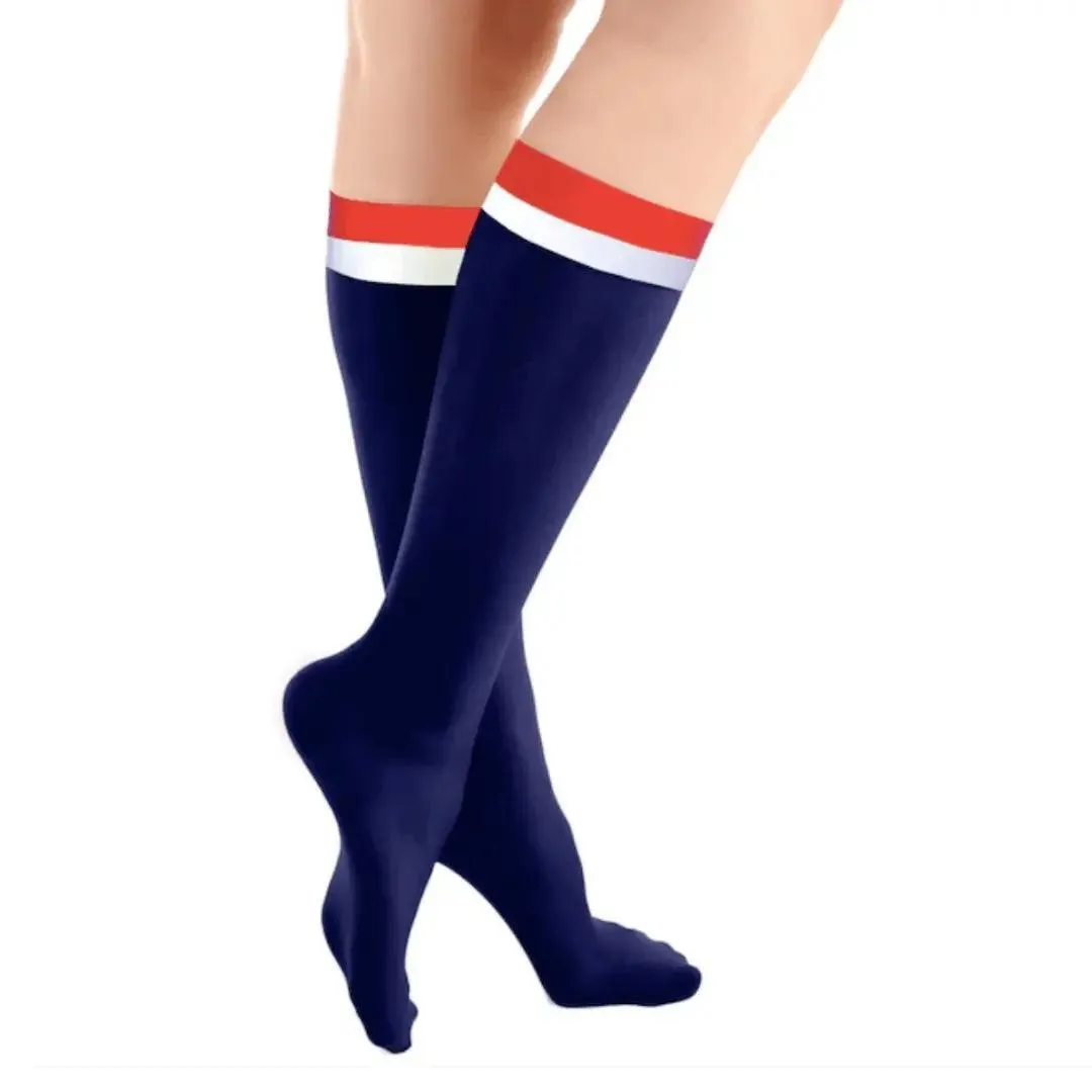 ColorFlow Team USA Skating Socks