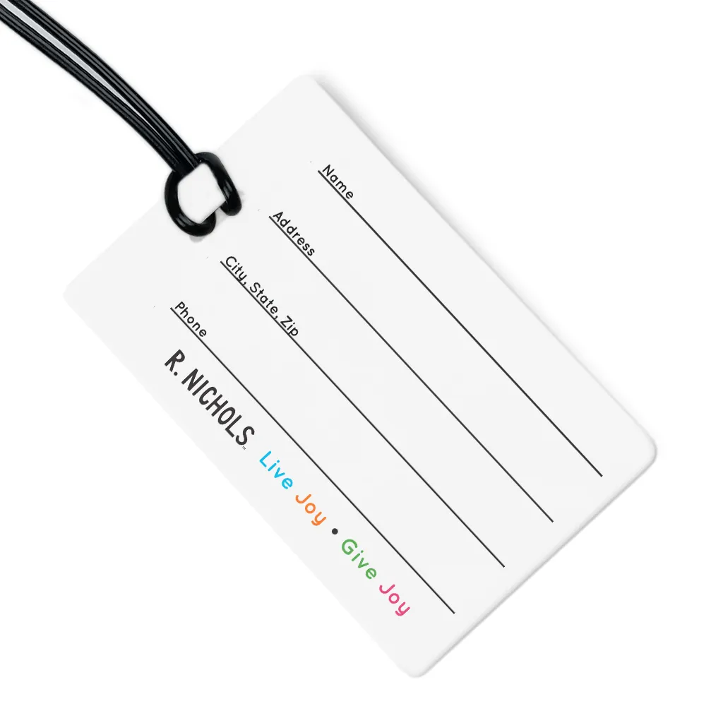 Dogs In Canoe Luggage Tag