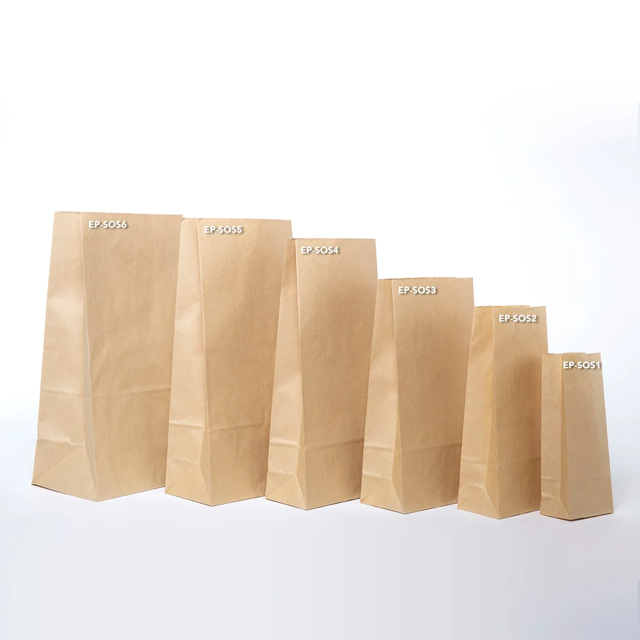 Ecopack Medium Lightweight Paper Bags (1 Pack/50 Bags)