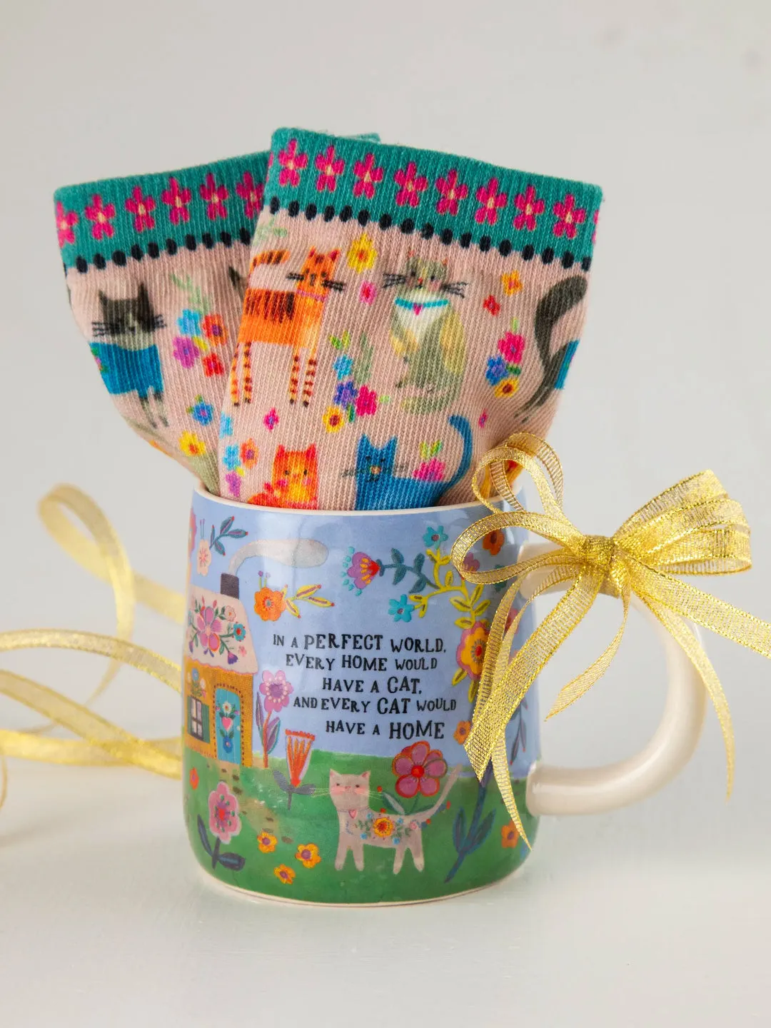 Every Cat Has A Home - Mugs & Socks Set
