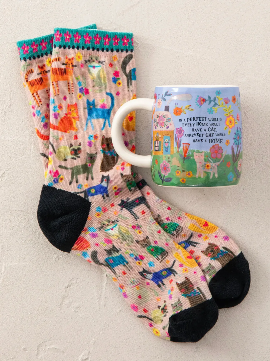 Every Cat Has A Home - Mugs & Socks Set
