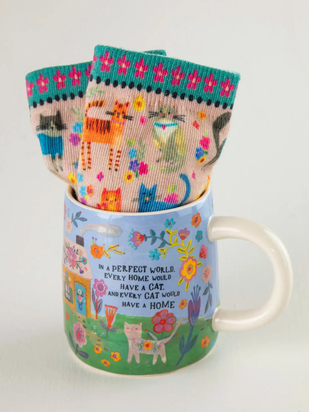 Every Cat Has A Home - Mugs & Socks Set