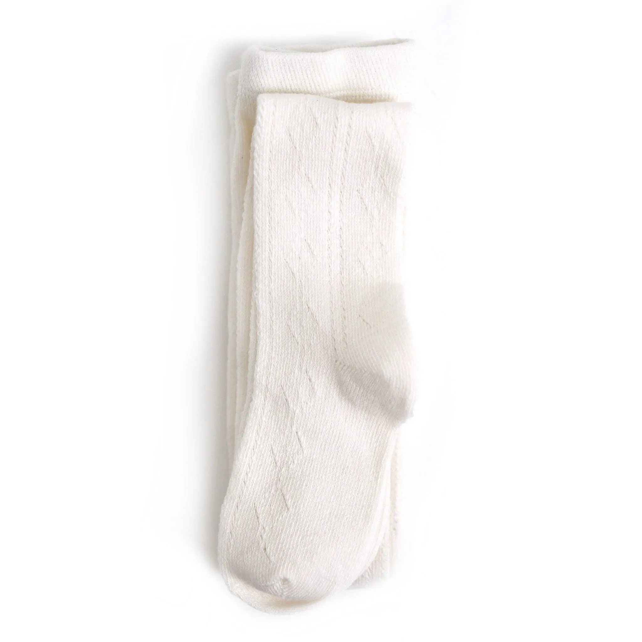 Fancy Knit Tights | Ivory