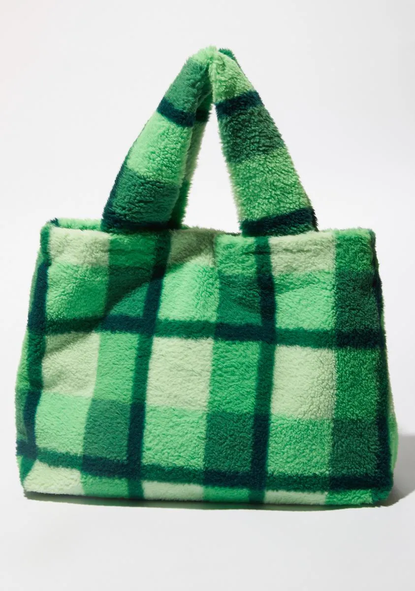 Funky N' Fresh Fuzzy Tote Bag