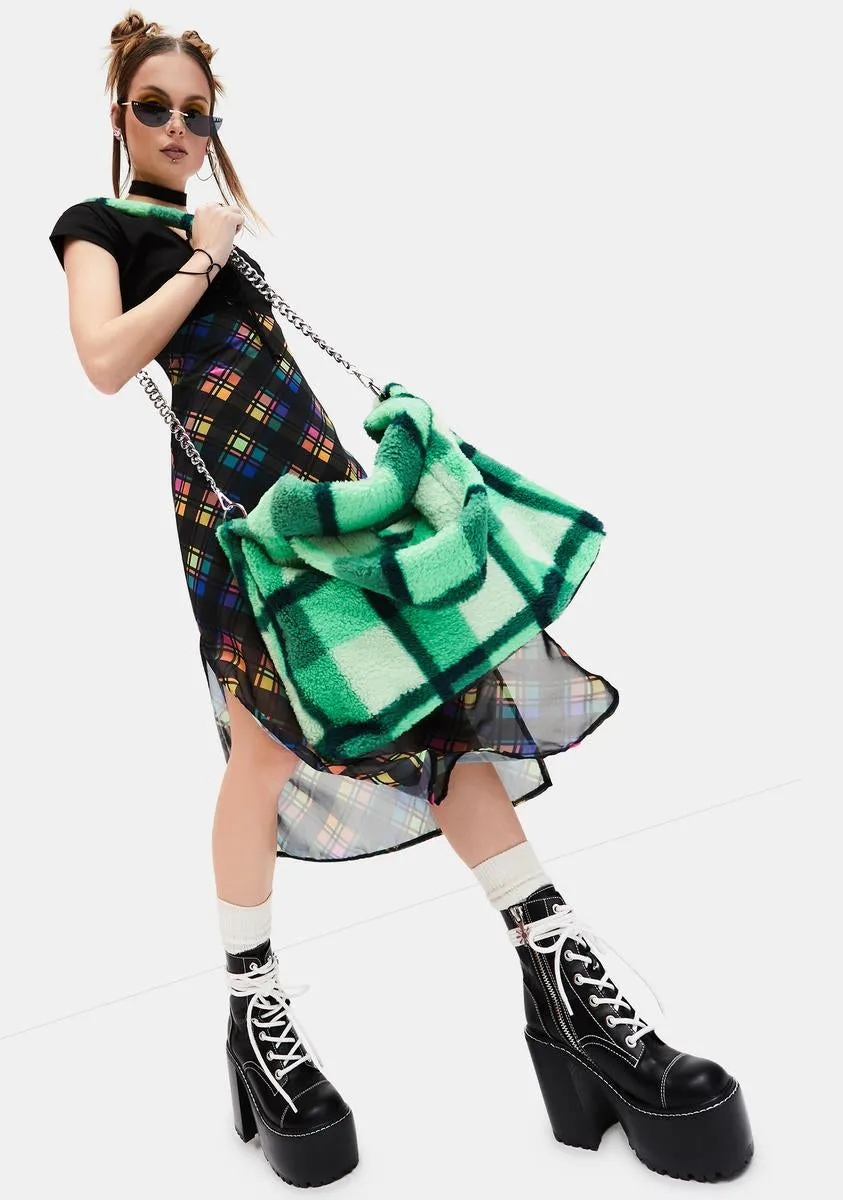 Funky N' Fresh Fuzzy Tote Bag