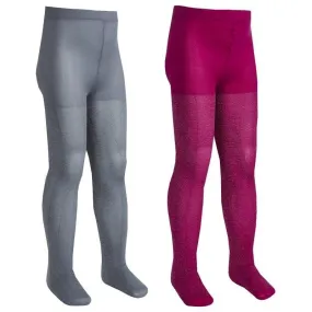 Girls 2 Pack 40 Denier Glitter Tights