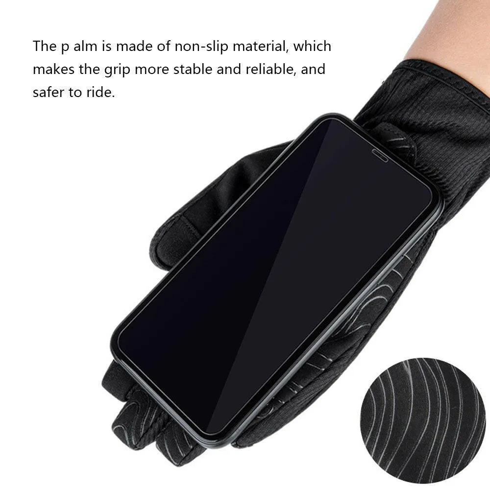 GIYO Bike Cycling Gloves Touchscreen Windproof Hand Glove Men Women Winter Thermal Gloves Anti-Slip for Cycling Driving Running Hiking