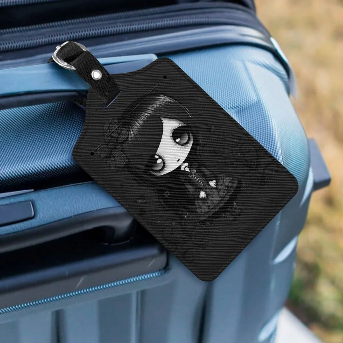 Gothic Boy & Girl Couple Luggage Tags