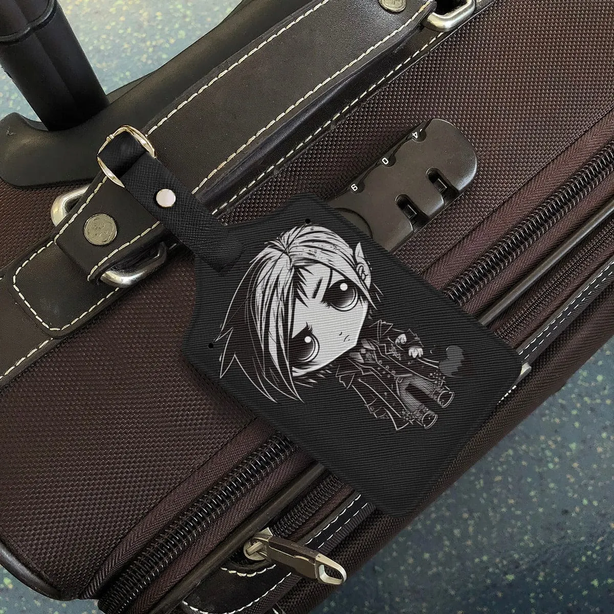 Gothic Boy & Girl Couple Luggage Tags