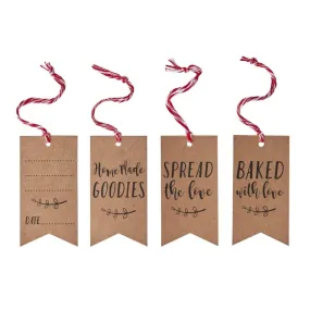 Homemade Baking Luggage Tags