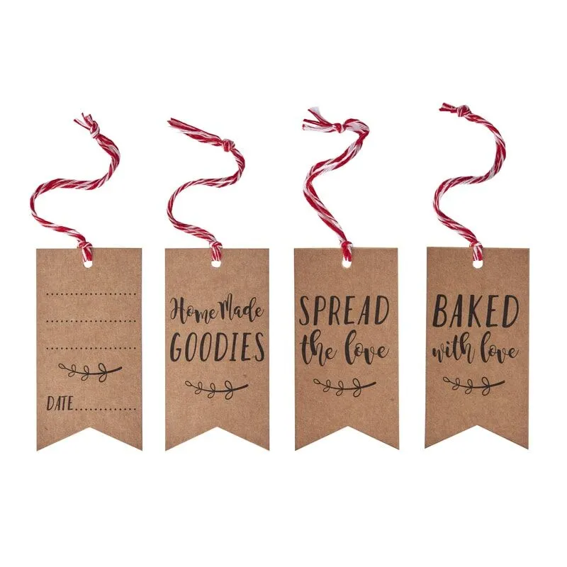 Homemade Baking Luggage Tags