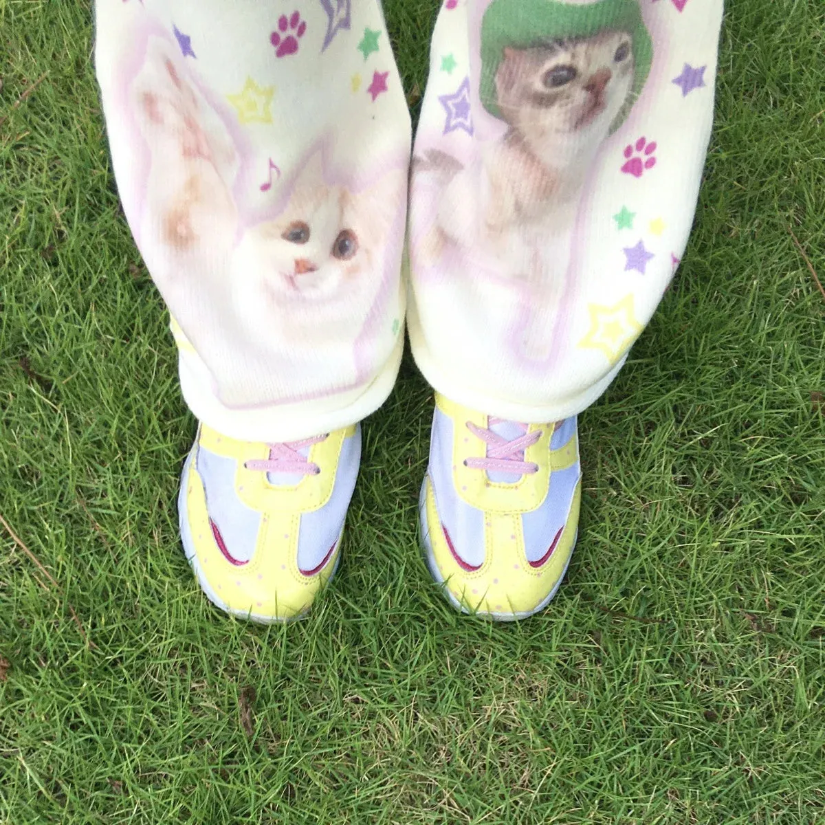 Kawaii kitty leg warmers