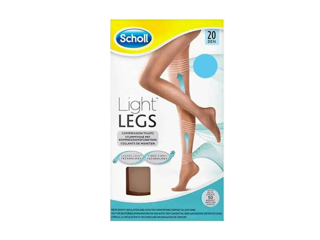 Light Legs Tights Tan 20 Den Large 1 Pair