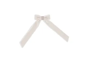 Medium Rosy Brown Fossil Velvet Hair Clip