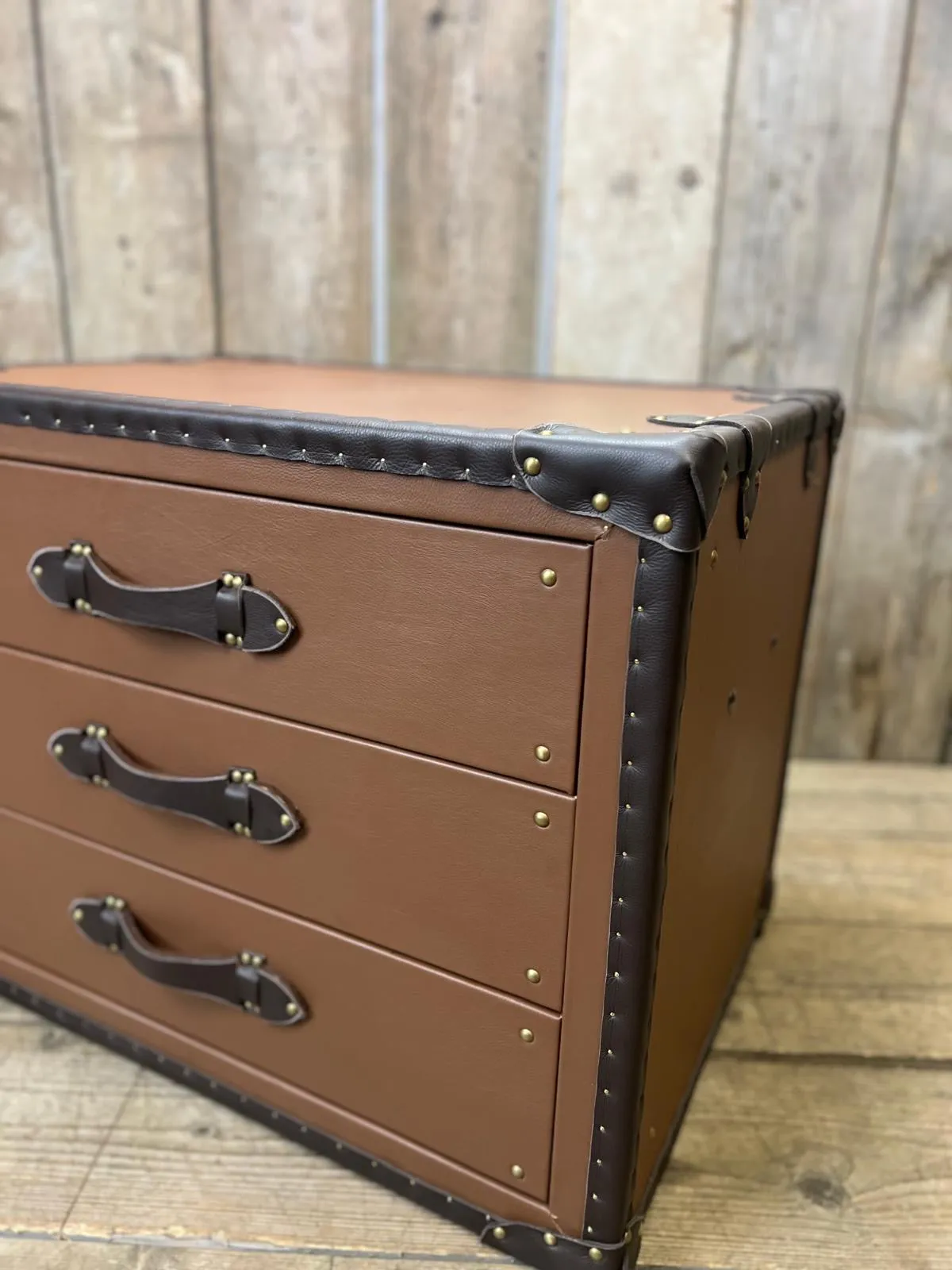 Nassau Leather Drawers