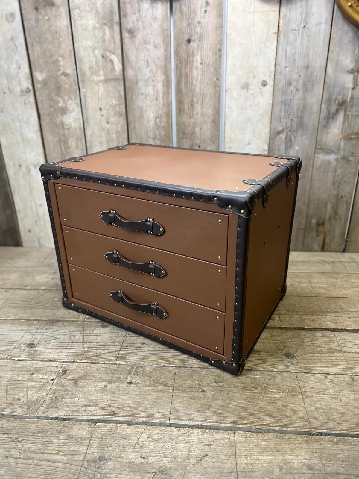 Nassau Leather Drawers
