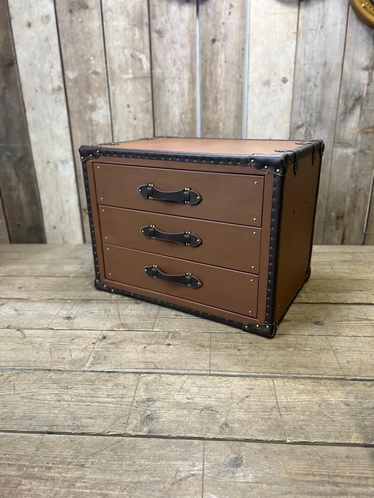 Nassau Leather Drawers