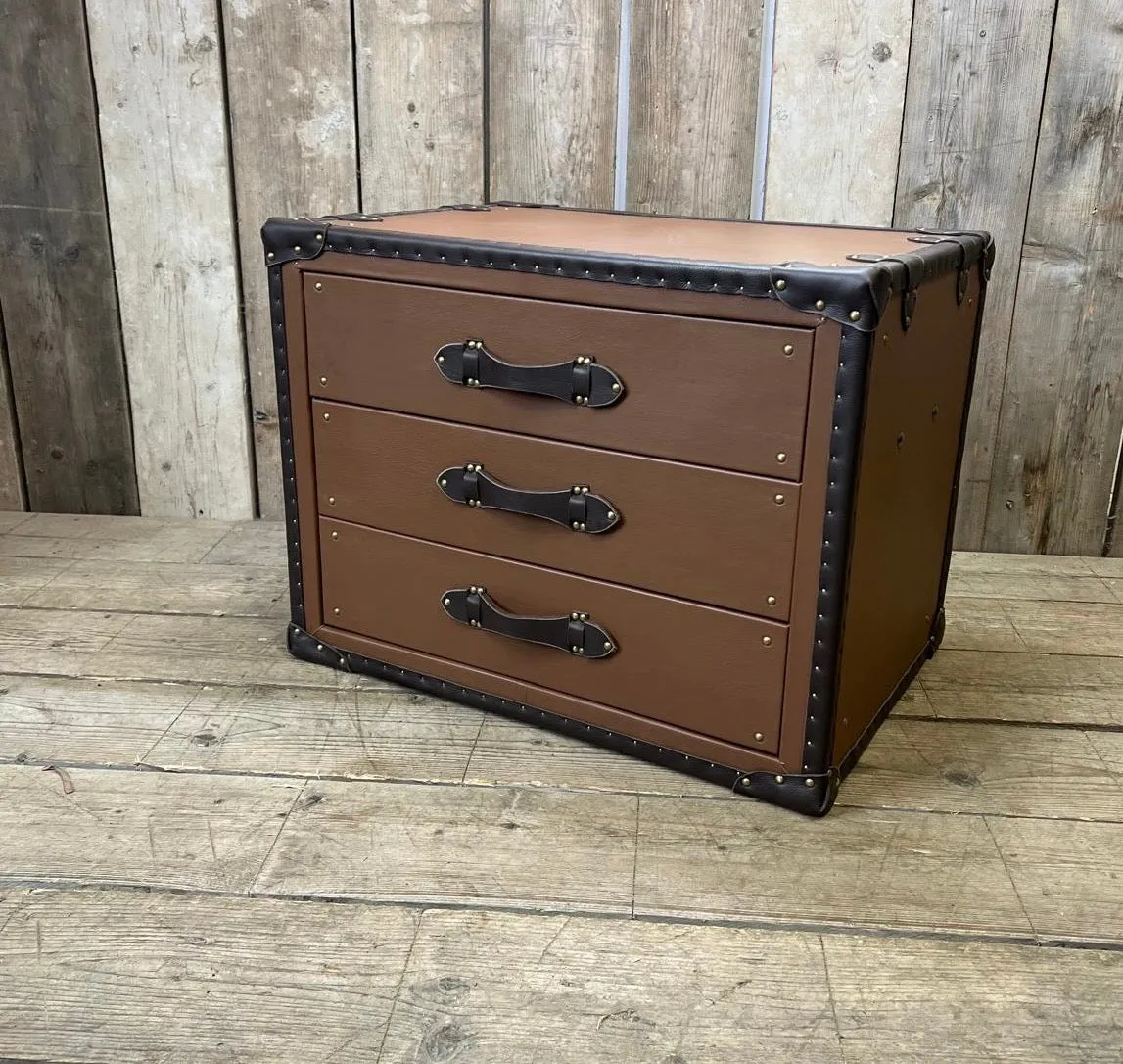 Nassau Leather Drawers