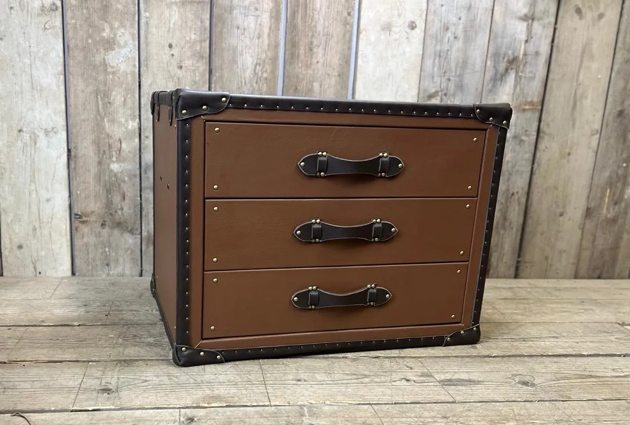 Nassau Leather Drawers