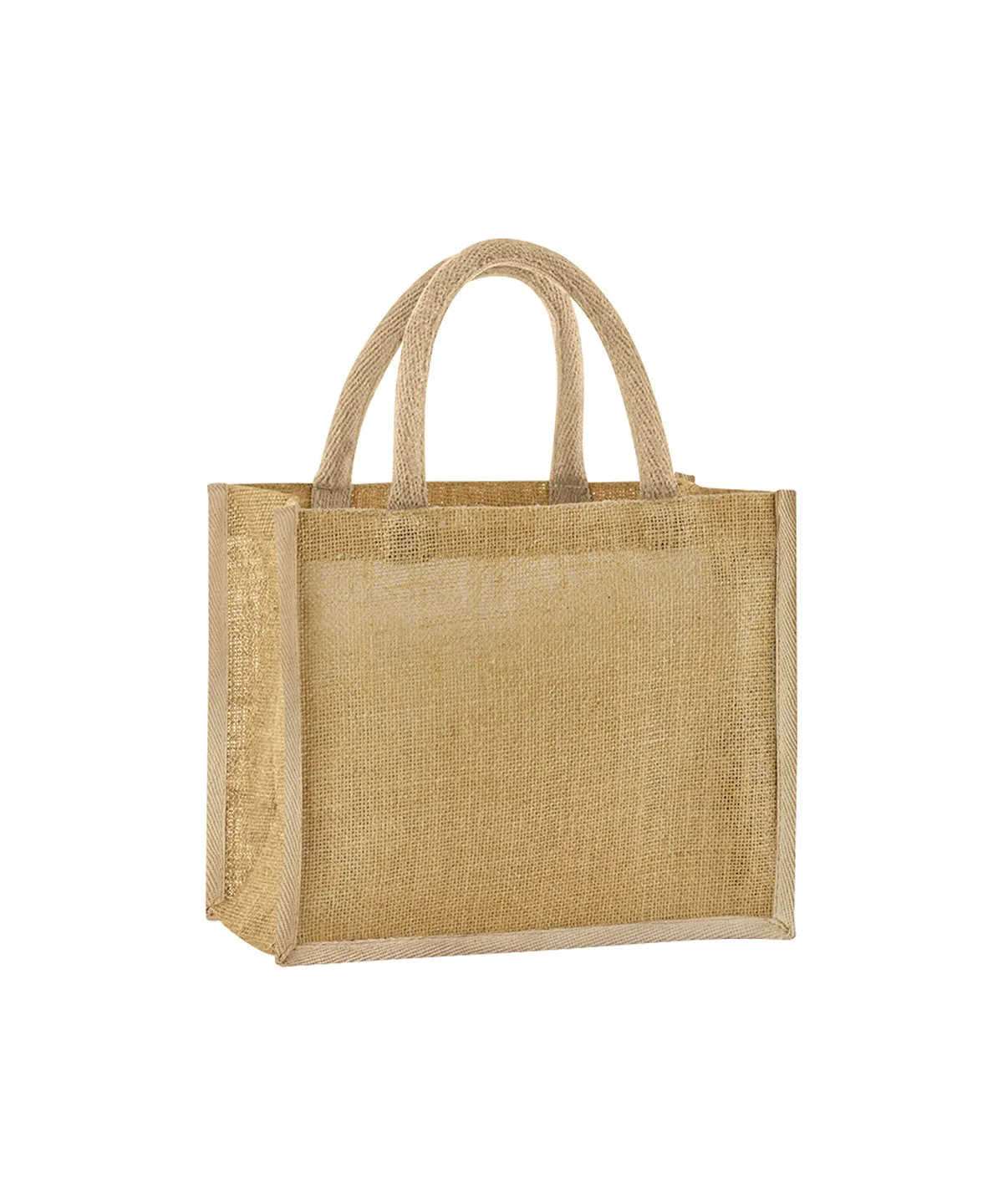 Natural starched jute midi tote | Natural