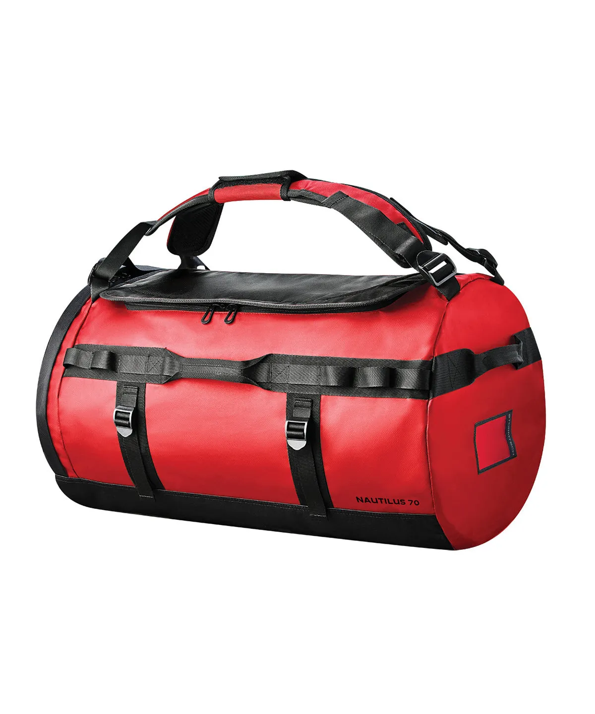Nautilus waterproof 70 litre duffle | Bold Red