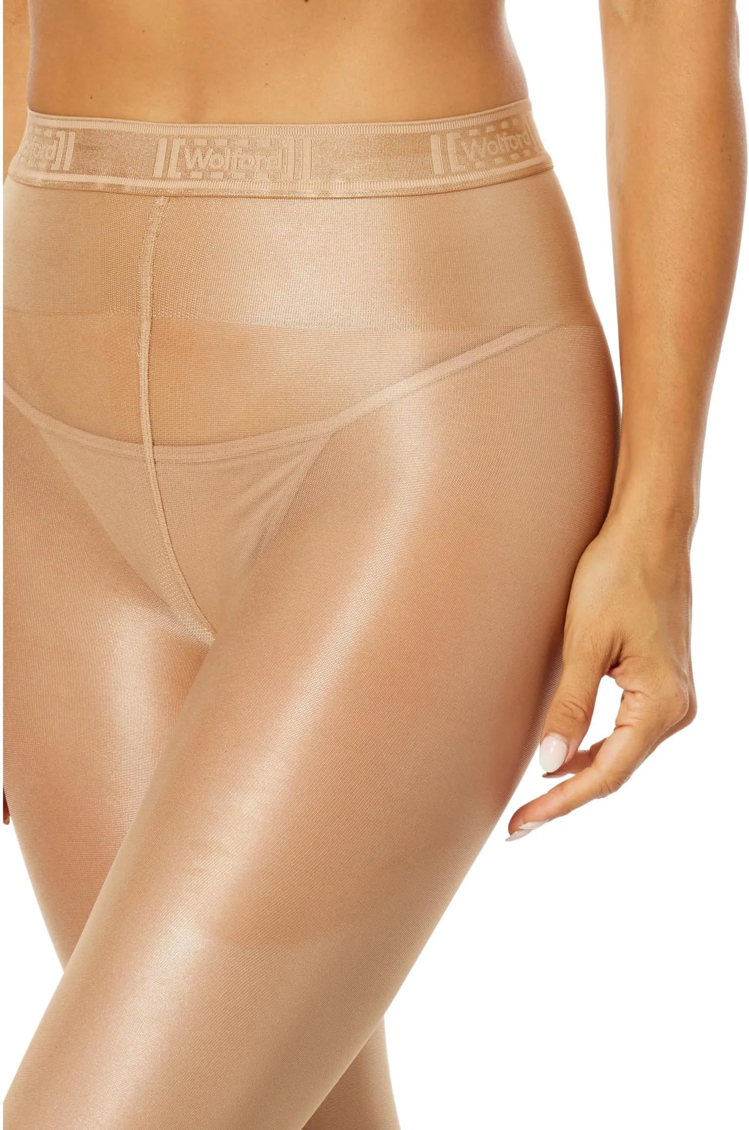 Neon tights 40 Wolford, color Cosmetic