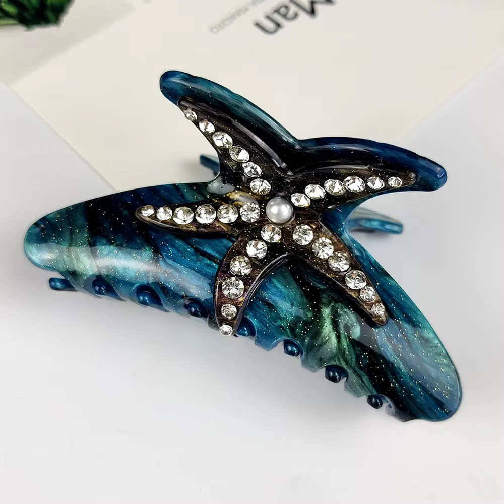 OCEAN INSPIRED ACETATE HAIR CLIPS