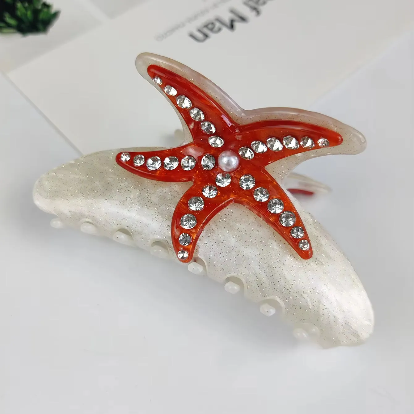 OCEAN INSPIRED ACETATE HAIR CLIPS