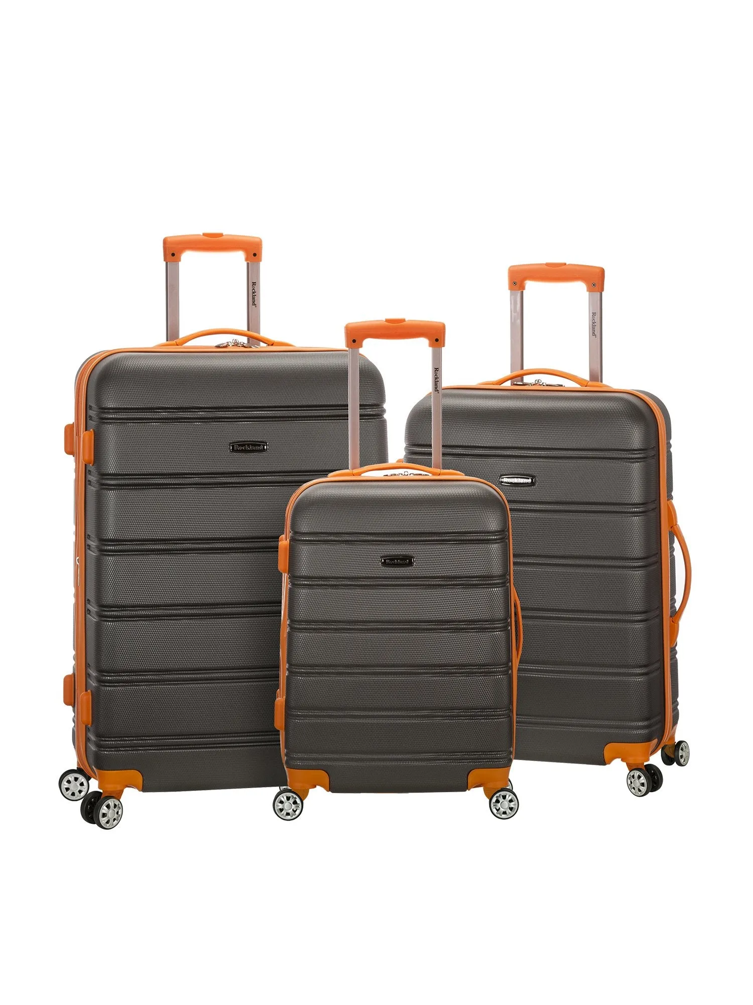 Rockland Luggage Melbourne 3 Piece Hardside Luggage Set