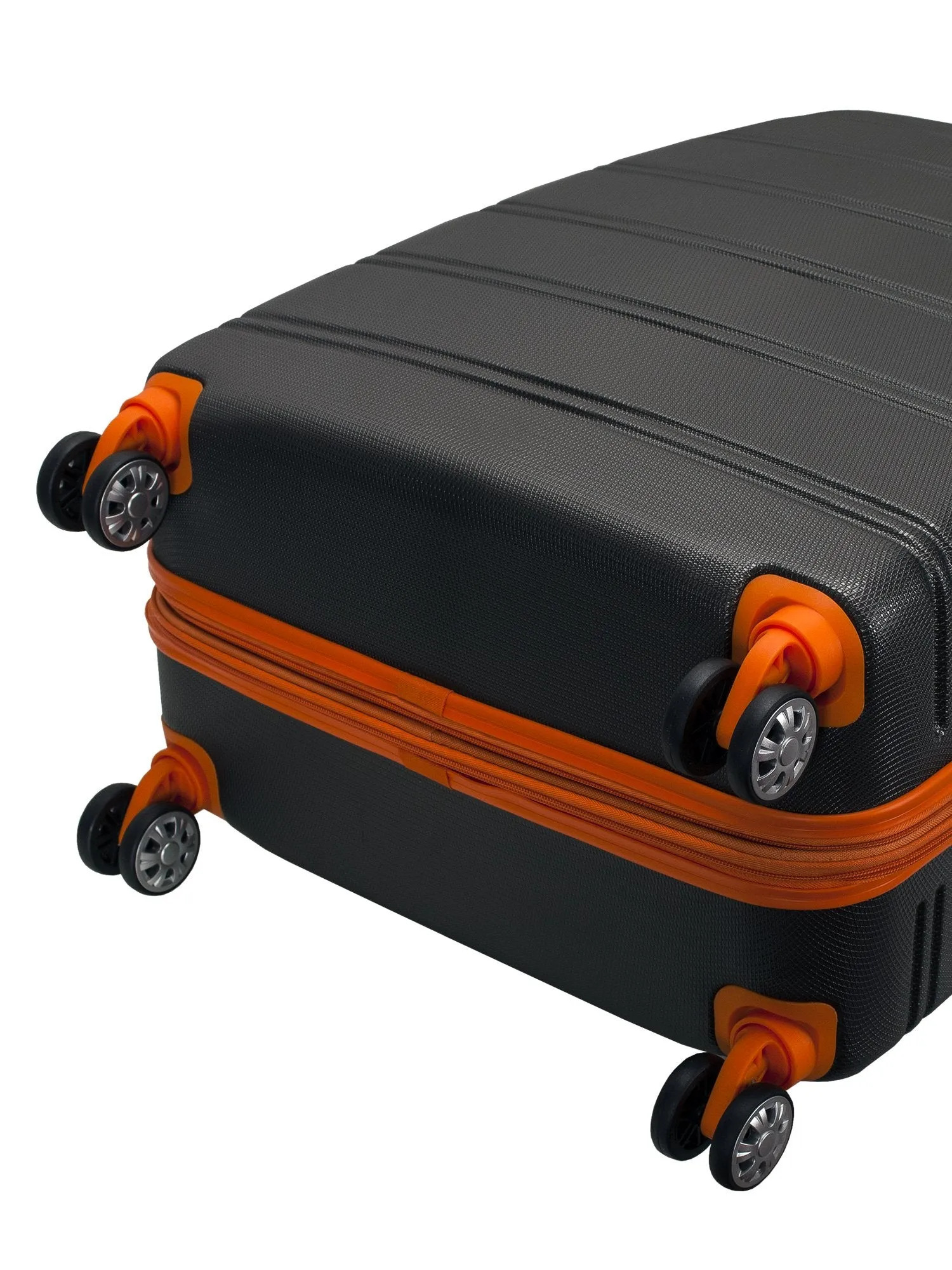 Rockland Luggage Melbourne 3 Piece Hardside Luggage Set