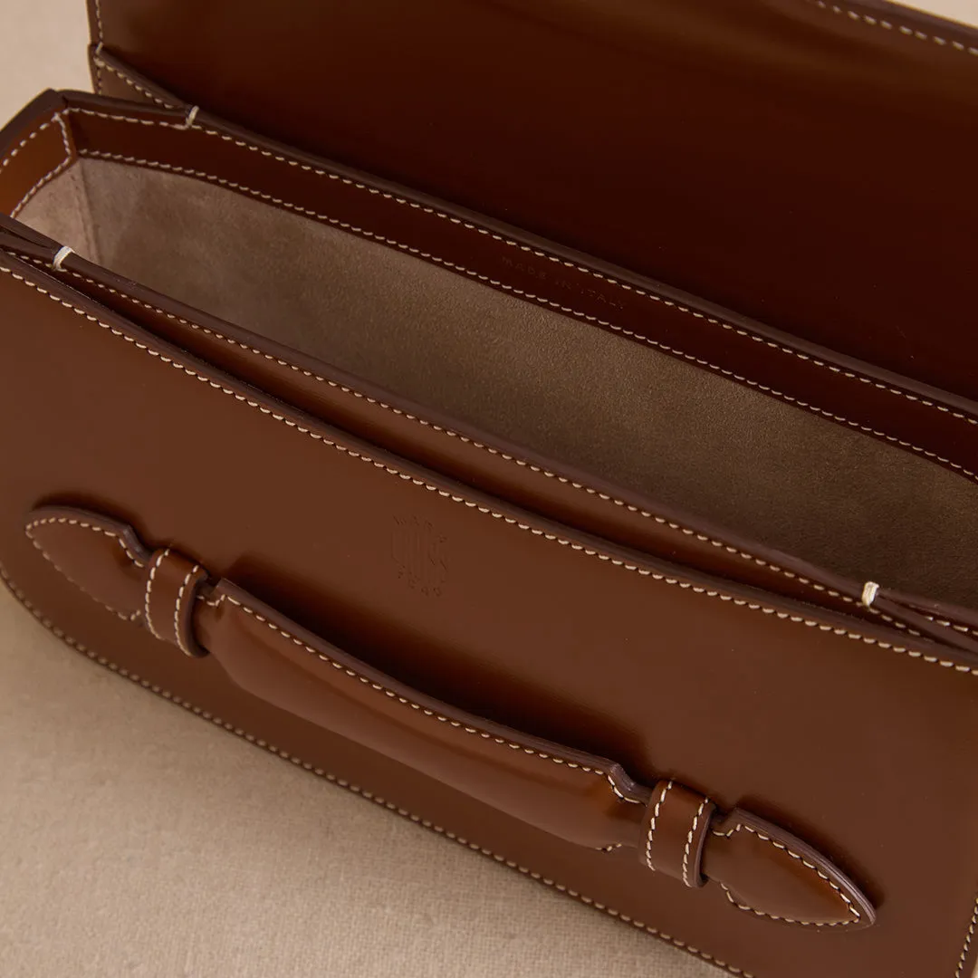 Romy Clutch in Acorn