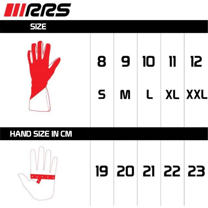 RRS GRIP 2 Racing Gloves (Black/Light Blue) - FIA Approved (8856-2018)
