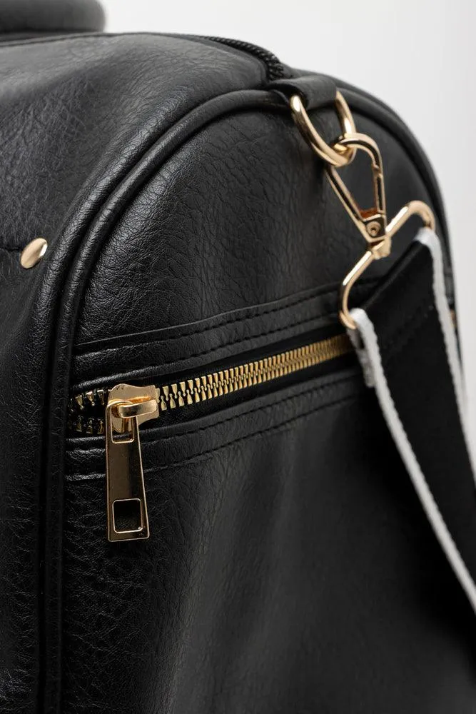 Strappy Weekender Bag Black