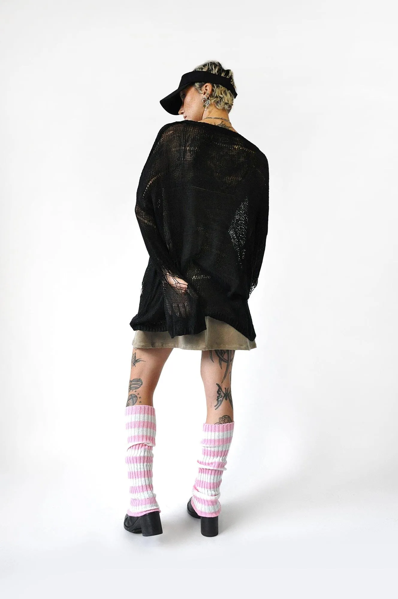 Stripe Leg Warmers