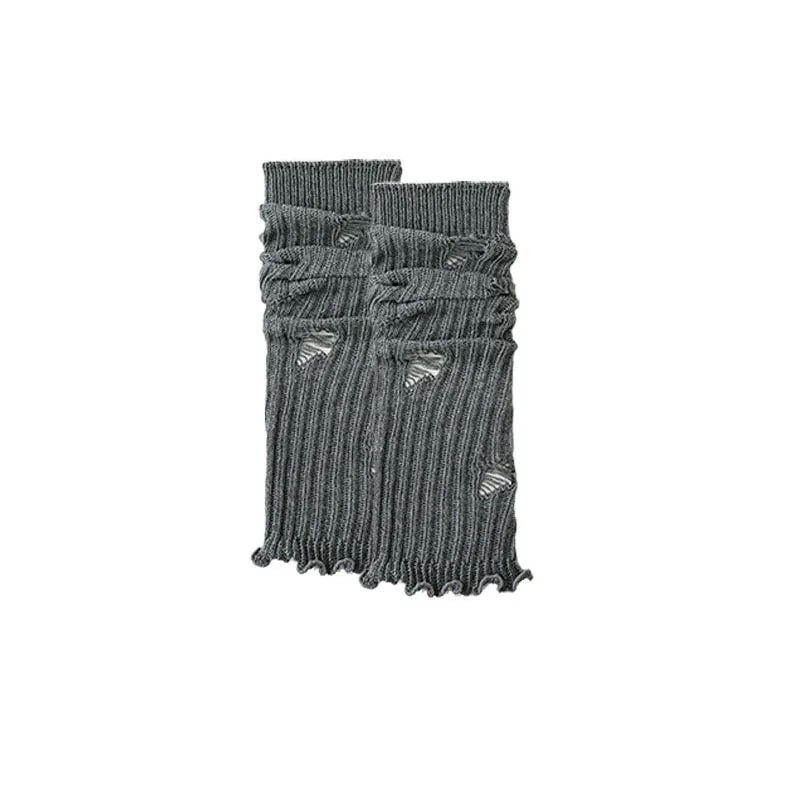 Sweetnana F/W Thermal Leg Warmers for Women, Hot Girl Ripped Fashion Stockings, Versatile and Trendy.