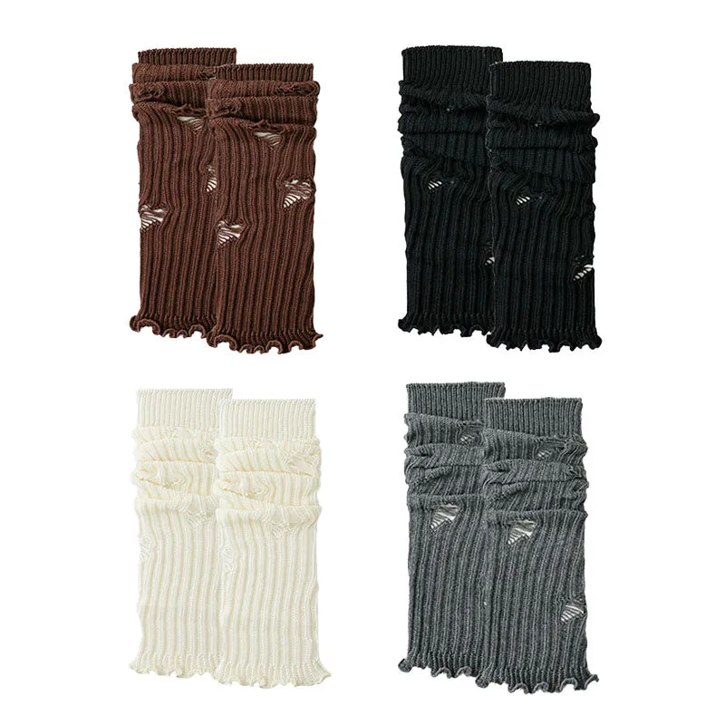 Sweetnana F/W Thermal Leg Warmers for Women, Hot Girl Ripped Fashion Stockings, Versatile and Trendy.