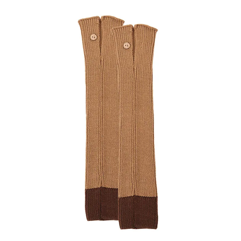 Sweetnana Leg Warmers for Women, Splicing Color Y2k Fashion Leg Warmers, Cozy and Warm.