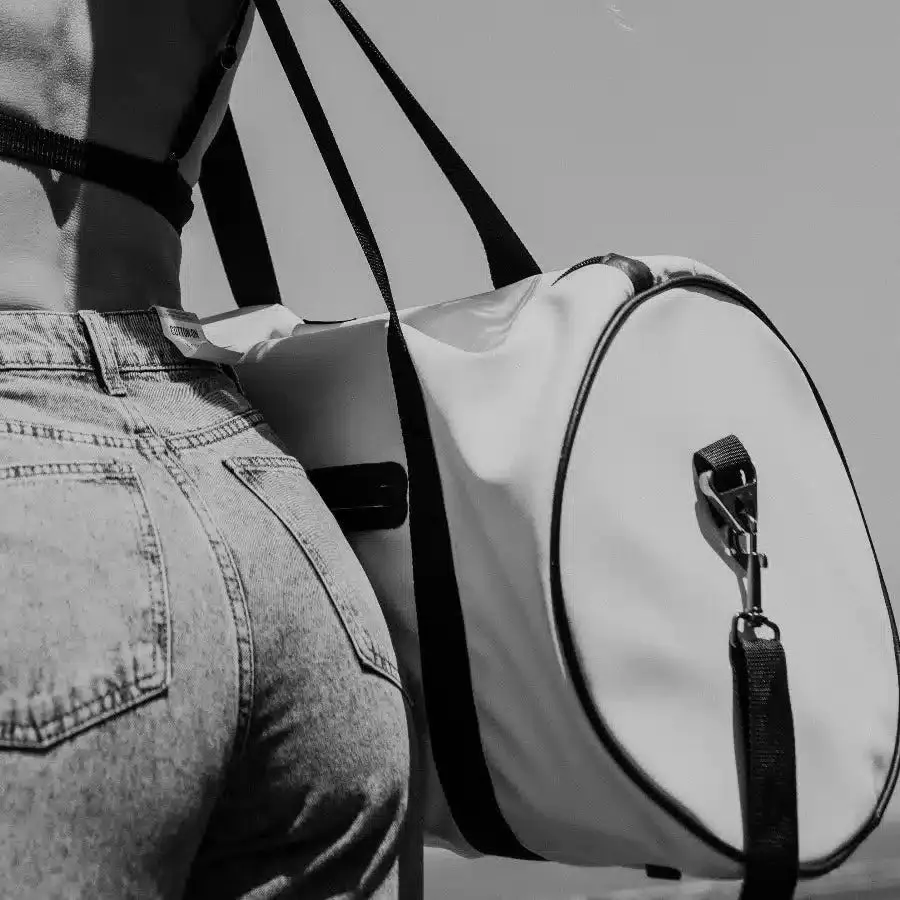 Thandana All Weather Duffel Bag | White Vinyl