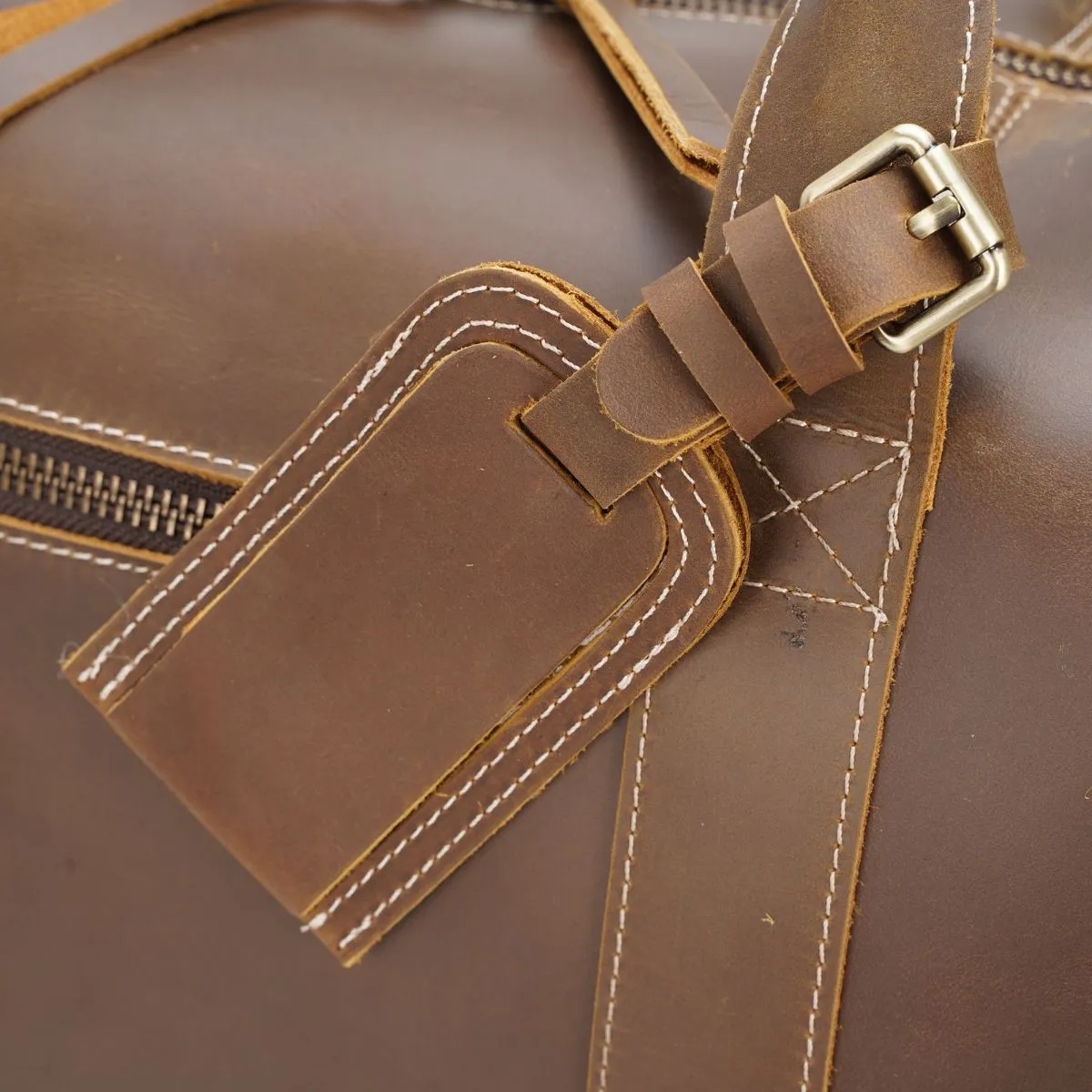 The Everyman Tag – Leather Luggage and Bag Tag