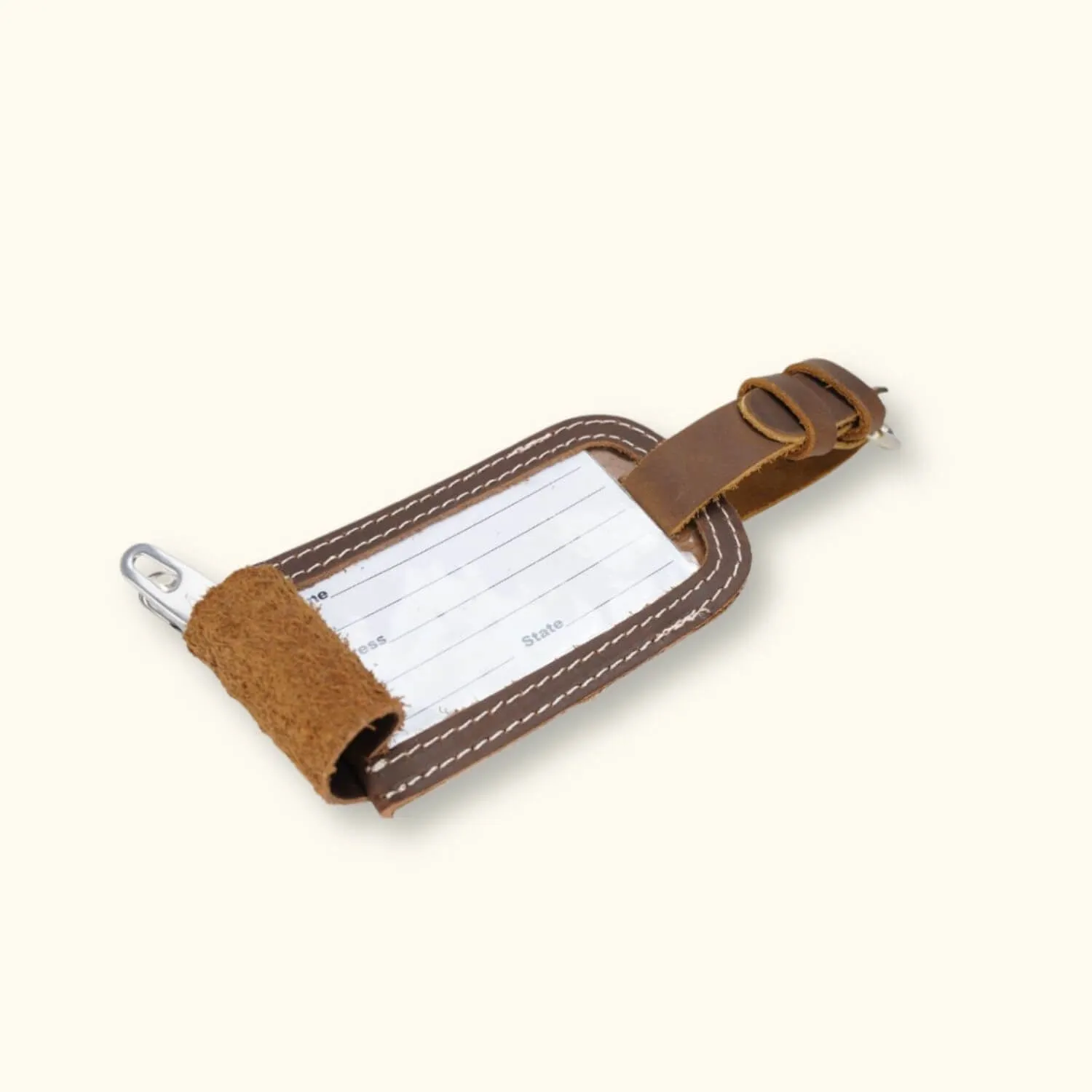 The Everyman Tag – Leather Luggage and Bag Tag