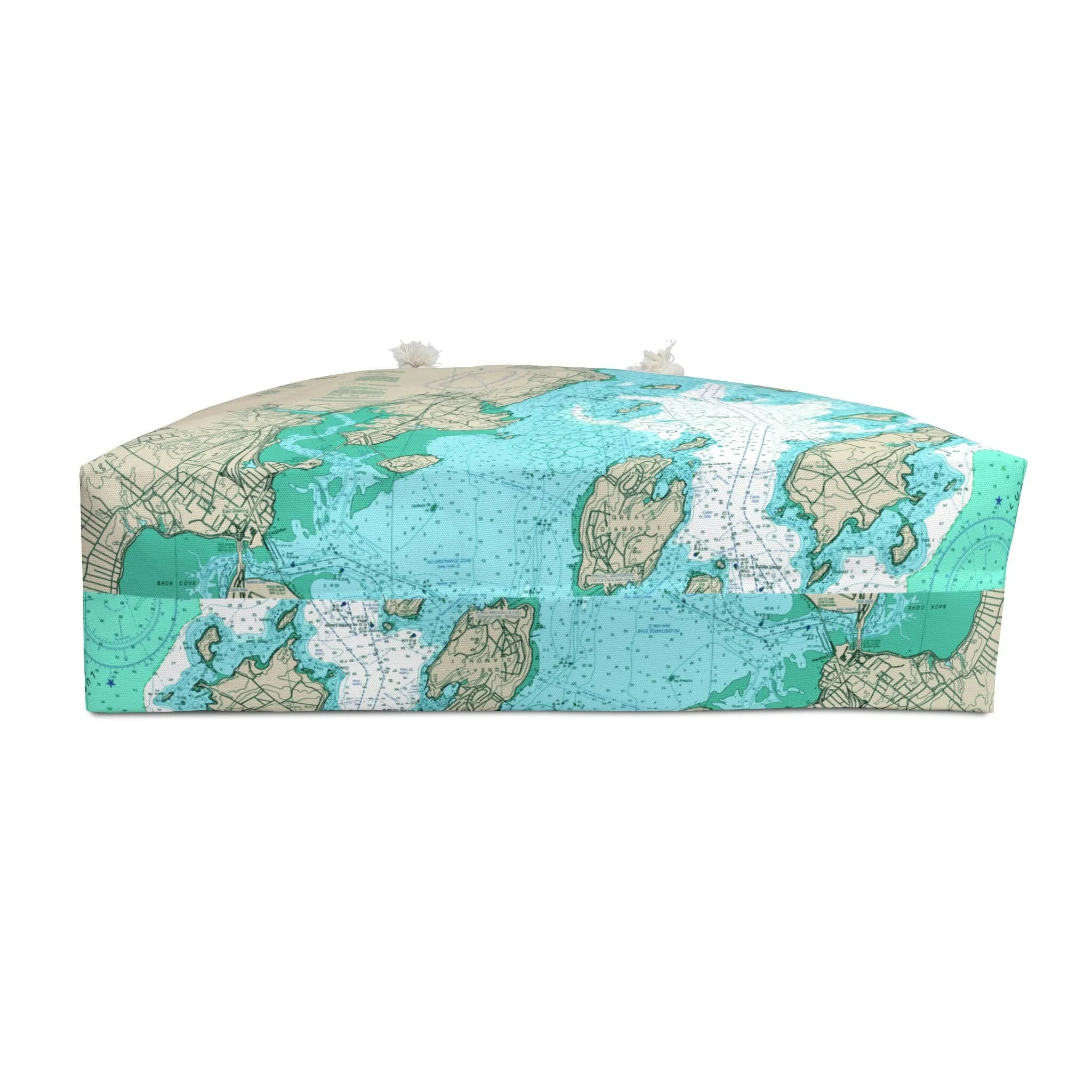 The Portland Tote, Nautical Chart Tote of Portland Harbor