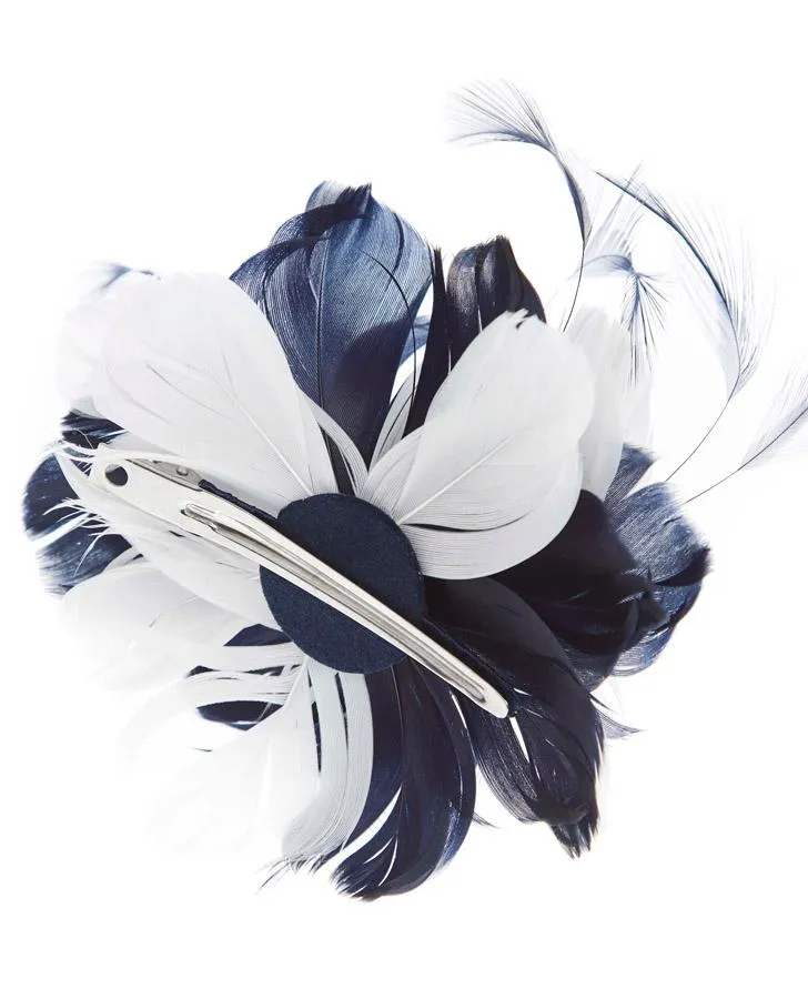 Two Tone Feather Clip