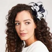 Two Tone Feather Clip
